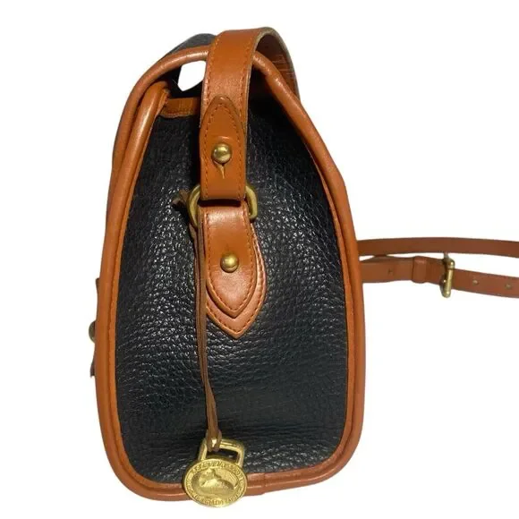 Vintage Dooney & Bourke All-Weather Leather Crossbody Bag Satchel Repainted